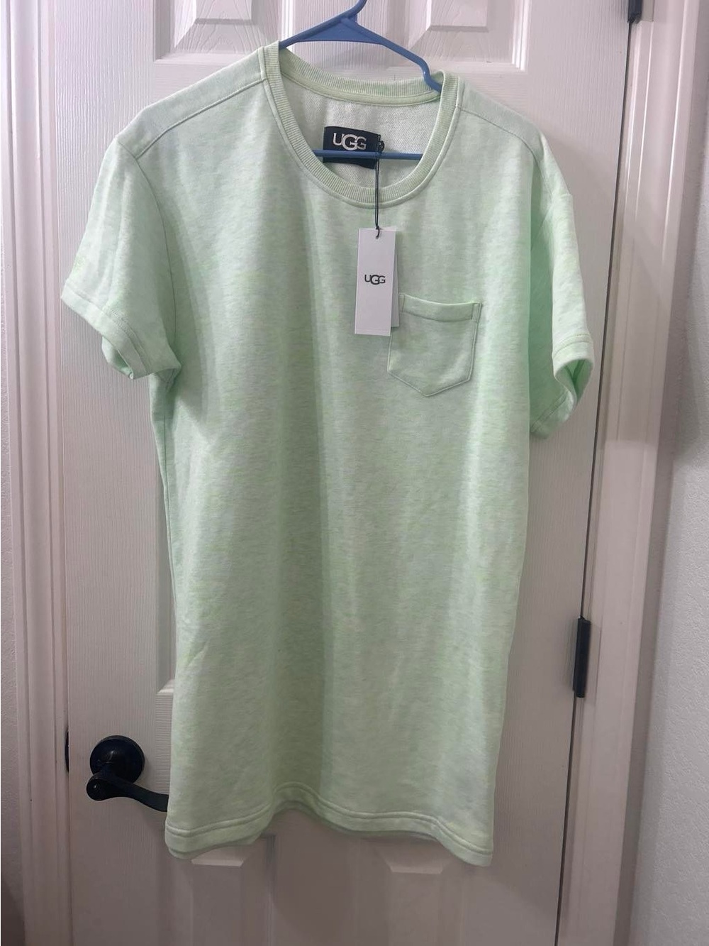 UGG Mint Green Short Sleeve Pocket Tee Dress